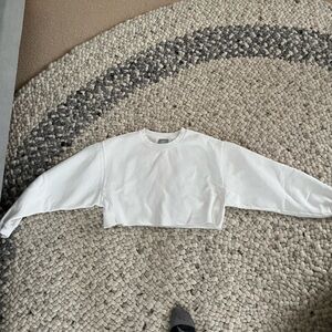 TNA cozy AF hoody. White. Perfect condition.